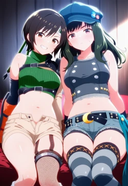 [Corudozera] [200pics] Yuffie Kisaragi x Kyrie Canaan (ユフィ・キサラギxキリエ・カナン) / Final Fantasy VII (ファイナルファンタジーVII) [AI Generated]