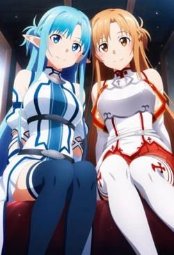 [Corudozera] [200pics] Undine Asuna x Asuna Yuuki - 3P FFM (ウンディーネアスナx結城明日奈) / Sword Art Online (ソードアート・オンライン) [AI Generated]