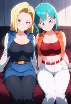[Corudozera] [200pics] Android 18 x Bulma (人造人間18号xブルマ) / Dragon Ball Z (ドラゴンボールZ) [AI Generated]