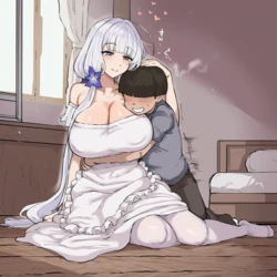【Azur】イラストリアス おねショタ【AI Generated】