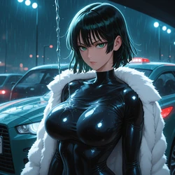 [Kage_waifuart] Fubuki Racing Queen [AI Generated]