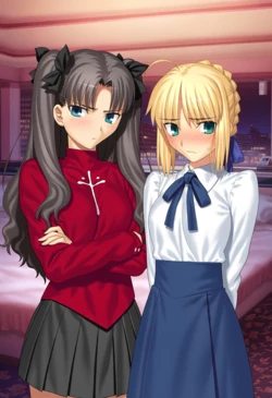 [M.O/MinetaOchaco] 遠坂凛×間桐慎二×セイバー 追加イラスト702枚 [AI Generated]