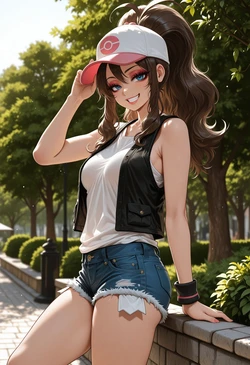 [VantaWaifu] Hilda (Pokemon) BBC [AI Generated]