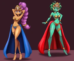[Metachoke] Shantae & Rotty Snake Princess Duo