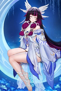 [FlareKiss] Columbina’s Blacked Moon [AI Generated]