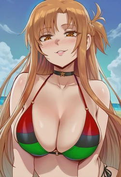 [FlareKiss] Asuna Yuuki BBC [AI Generated]