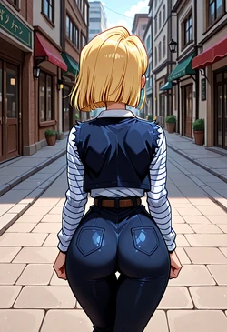 Android 18s series of Events [AI Generated]