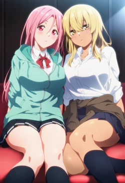 [Corudozera] [130pics] Satsuki Momoi x Kana Higa (桃井さつきx比嘉夏菜) / Kuroko's Basketball x OKITSURA: Fell in Love with an Okinawan Girl, but I Just Wish I Know What She's Saying (黒子のバスケx沖縄で好きになった子が方言すぎてツラすぎる) [AI Generated]