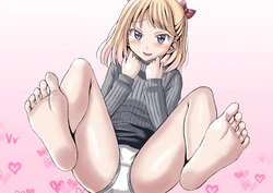 ティナの足裏言葉責めCG集