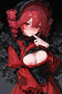 [clowenqq (krowenx)] Kasane Teto (lolita outfit) - Vocaloid (Patreon) [AI Generated]