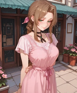 [Ozziru] Aerith Gainsborough_2 (Final Fantasy) (High Quality) [AI Generated]