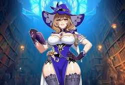 [KobainAI] [Genshin Impact] Lisa (Genshin Impact) ⚡📖♠️  [AI Generated]