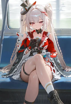 [GirlieWaifu] [Honkai] Sparxie TRAIN GLASSES FATMAN 205p (Patreon) [AI Generated]