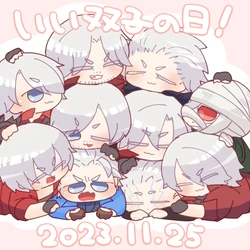 [みじ]Image Set [Dante x Vergil](Devil May Cry) [Chinese]