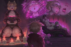 [hechenyu3] Reversed Summoned to Belial's House of Hope (w/ musk & cum alts)