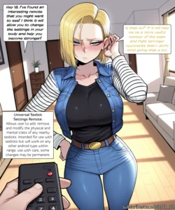 [11_22] Android 18 Bimboification Remote [AI Generated]