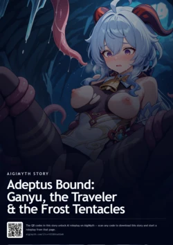 Adeptus Bound: Ganyu, the Traveler & the Frost Tentacles [AI Generated]