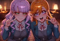 Wien Margarete x Shibuya Kanon [AI Generated][RENZEN]