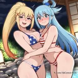 Aqua and Darkness [AI Generated]