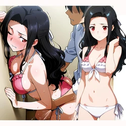 [貓貓] 試着室 七草真由美 | Fitting Room Saegusa Mayumi [AI Generated]