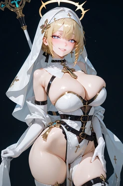 [Only4u AI Art] Evelyn priest nun (Patreon) [AI Generated]