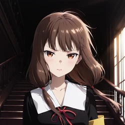 [Hammi AI] Miko Iino F Stairs [AI Generated]