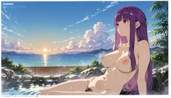 (yanai-hide) Sousou no Frieren - Magazine Style Onzen [AI Generated]