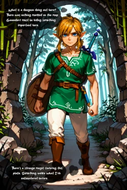 [MidoriTG] Link's Adventure Ch1 - Cursed Treasure [AI GENERATED]