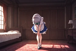 [AI Generated] メイド長のクソデカCG集