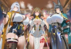 [MX/MyX] Yixuan, Ye Shunguang & Miyabi BBC [AI Generated]