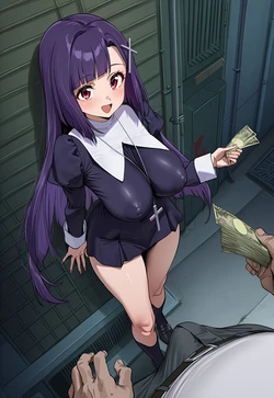 [kuroiino] ざんげちゃん [AI Generated]