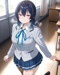 [アヘ顔スキー/Ahegao Lover] [クラにか]朝凪海 Umi Asanagi-I Became Friends With The Second Cutest Girl [AI Generated]