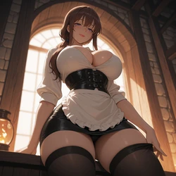 [Kage_WaifuArt] Roxy - Tabern Maid [AI Generated]