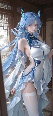 [HalfLove] Qingxiao | Wuthering Waves (Patreon) [AI Generated]