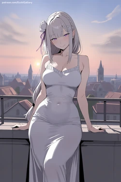 [Ecchi Gallery] Emilia - Re Zero [Full] (Patreon) [AI Generated]