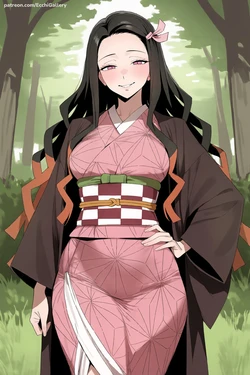[Ecchi Gallery] Nezuko Kamado - Demon Slayer [Full] (Patreon) [AI Generated]