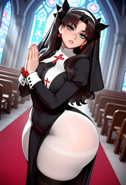 DreamcoreArt - Set - 1812 Tohsaka Rin BBC (Patreon) (AI Generated)