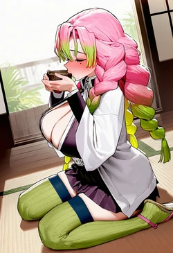 [Aonie] Kanroji Mitsuri & Kamado Tanjirou (Patreon) [AI Generated]