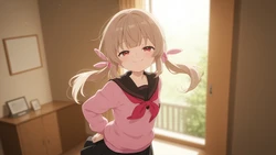 [Len] 名取さな(制服) - Natori Sana(school) [AI Generated]