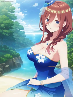 [artkoikoi] Miku Nakano  The Quintessential Quintuplets (FULL) (5 Animations) (Patreon) [AI Generated]