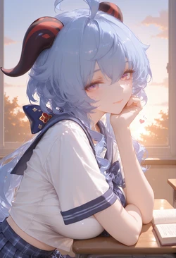 [AI's Neko] [R-18] Ganyu (111P) (Patreon) [AI Generated]