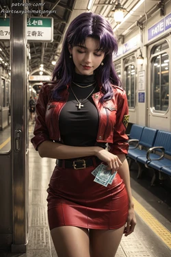 [Patreon] [AiASAG] [4K] 🍻Misato Katsuragi🫦 - Preview [AI Generated]