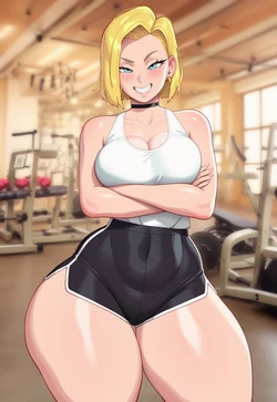[Juuicy_AI] Android 18, PAWG vs BBC (Tier 1) (100+ images) (Patreon) [AI Generated]