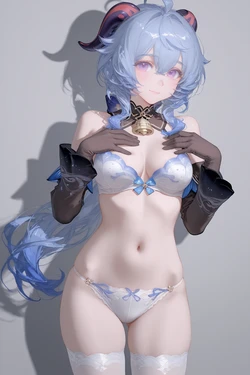 [nianhua] Ganyu (Twilight Blossom) [AI Generated]