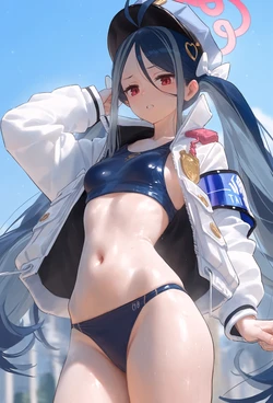 [Dreiko] Nemugaki Fubuki | Blue Archive Wet Set [AI Generated]
