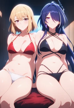 [Corudozera] [130pics] Cha Hae-In x Acheron (向坂雫x黄泉) / Solo Leveling x Honkai: Star Rail (俺だけレベルアップな件x崩壊：スターレイル) [AI Generated]