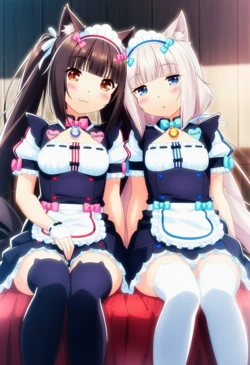 [Corudozera] [130pics] Chocola x Vanilla (ショコラxバニラ) / Nekopara (ネコぱら) [AI Generated]