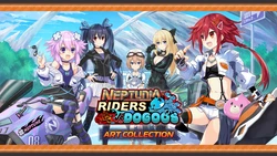 Neptunia Riders VS Dogoos Digital Art Collection