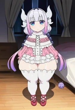 [Qoskindred] Kanna kamui x Small BBC [AI Generated]