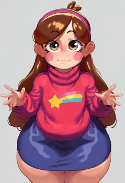 DaidoujiPV The ''Mabel'' from ''Gravity fall'' (XL Gallery! 50 pics) [AI Generated]
